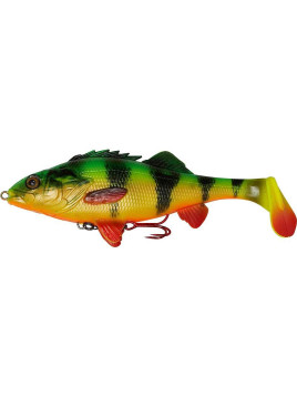 Leurre souple armé Savage Gear 4D PERCH SHAD 12.5 cm