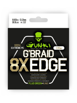 Tresse GUNKI G Braid 8x EDGE