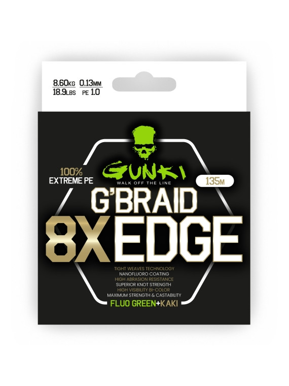 Tresse GUNKI G Braid 8x EDGE